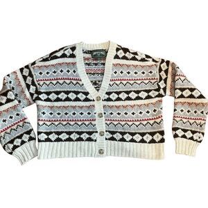 Vintage Y2K American Eagle Cropped Cardigan XS